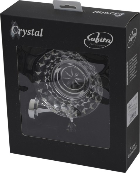 Мыльница Fixsen Crystal стекло, хром (SF-35008)