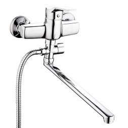 Смеситель для ванны и раковины 40к Glauf ZDN6-A183 дивертор поворотный - ZDN6-A183 