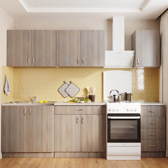 Стол разделочный 80 шимо/ясень светлый (1 ящик) - 546672 