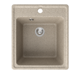 Мойка ML-GMS18 СТАНДАРТ прямоугольная, песочный (302), 410*470*190мм - 00-00004527 