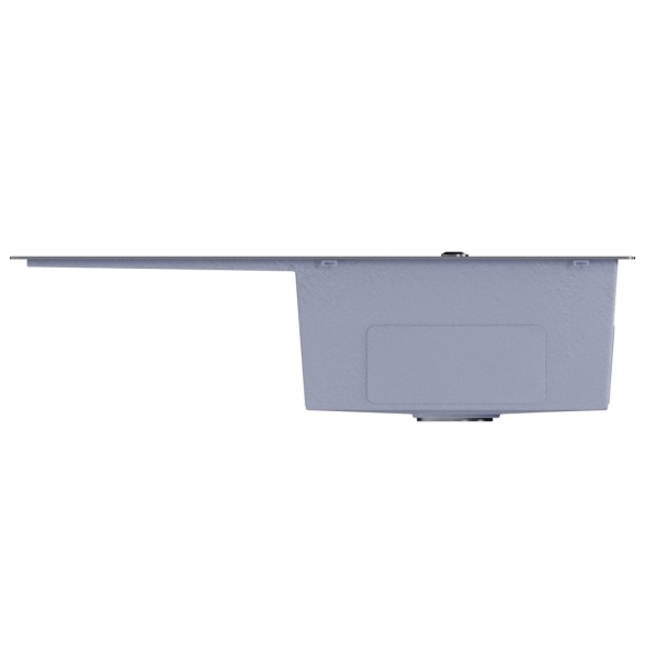 Мойка настол.монтаж 78х50 (3,0) прав. вып 3 1/2  MIXLINE PRO 20см с сифоном (черный графит) - 552923 