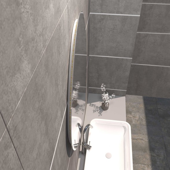 Зеркало MIXLINE &amp;quot;Грейс-ТХ&amp;quot; 700*1000 (ШВ) бесконтактный сенсор,светодиод. подсветка,универсал - MLZ.Greys.7-10.1.4 