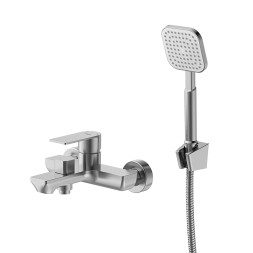 Смеситель для ванны 35к Milardo MAZBN00M02 &amp;quot;Maze&amp;quot; нерж. сталь, САТИН - MAZBN00M02 