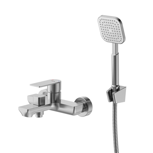 Смеситель для ванны 35к Milardo MAZBN00M02 &amp;quot;Maze&amp;quot; нерж. сталь, САТИН - MAZBN00M02 