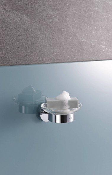 Мыльница Grohe Essentials стекло, хром (40444001)