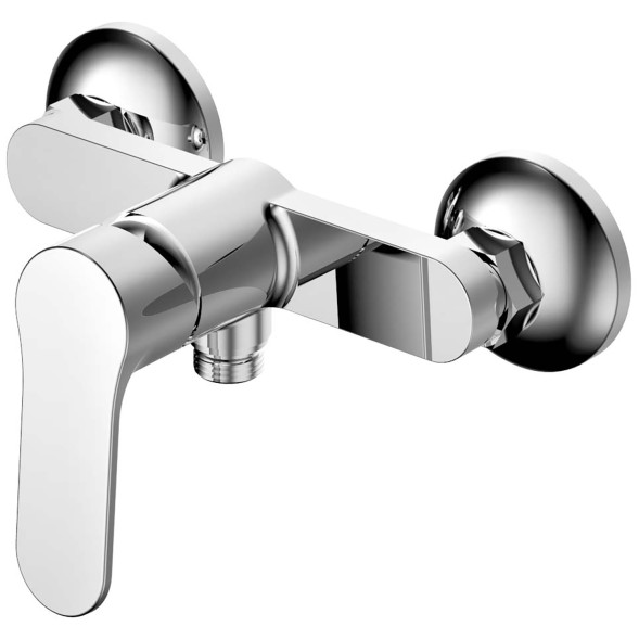 Смеситель для ванны AZARIO ELVIS с ручным душем, керамический картридж, хром (AZ-WWK338155C)