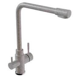 Смеситель для кухни 35к MIXLINE ML-GS13 (328) бежевый с вых. для питьевого фильтра - ML-GS13 (328) 