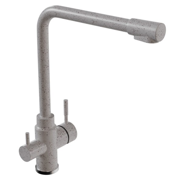 Смеситель для кухни 35к MIXLINE ML-GS13 (328) бежевый с вых. для питьевого фильтра - ML-GS13 (328) 