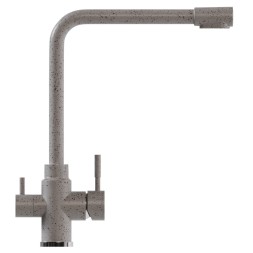 Смеситель для кухни 35к MIXLINE ML-GS13 (328) бежевый с вых. для питьевого фильтра - ML-GS13 (328) 