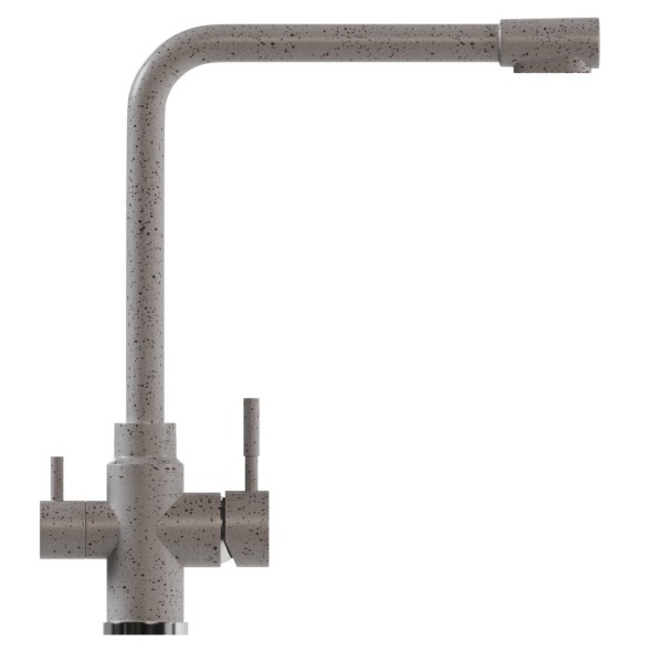 Смеситель для кухни 35к MIXLINE ML-GS13 (328) бежевый с вых. для питьевого фильтра - ML-GS13 (328) 