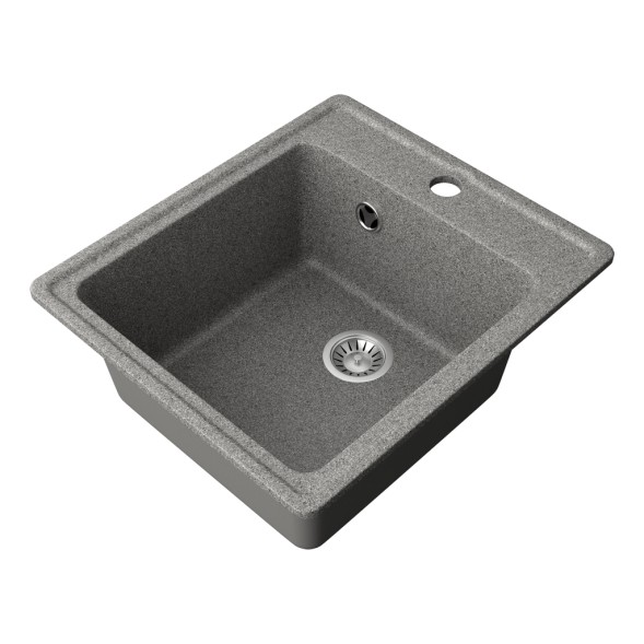 Мойка ML-GMS18 СТАНДАРТ прямоугольная, темно-серый (309), 410*470*190мм - 00-00004529 