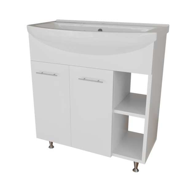 Тумба д/ванной &amp;quot;АНРИ-75&amp;quot; под раковину Best-75 (Sanita Lux)(ПВХ) - 553563 