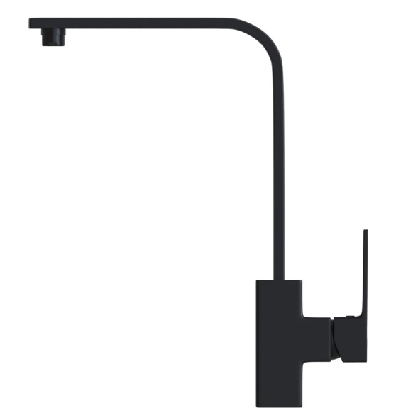 Смеситель для кухни 35k MIXLINE ML34-032 &amp;quot;Solo Black&amp;quot; высокий излив, боковая ручка ЧЕРНЫЙ - ML34-032 