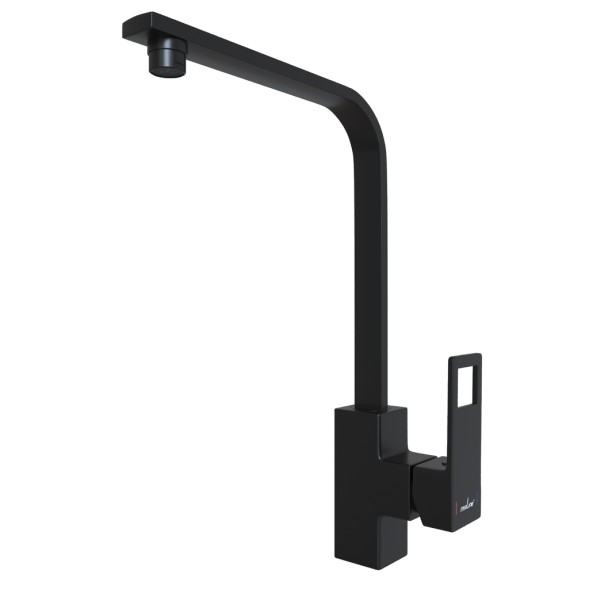 Смеситель для кухни 35k MIXLINE ML34-032 &amp;quot;Solo Black&amp;quot; высокий излив, боковая ручка ЧЕРНЫЙ - ML34-032 