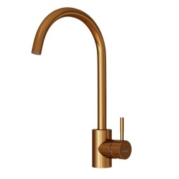 Смеситель для кухни 35k MIXLINE MLSS-0303BR трубчатый излив, БРОНЗА - MLSS-0303BR