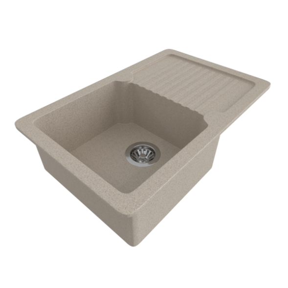 Мойка ML-GMS24 СТАНДАРТ с крылом , песочный (302), 765*490*200мм - 00-00005062 