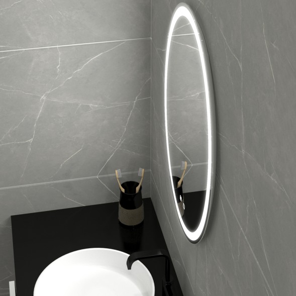 Зеркало MIXLINE &amp;quot;Италия - VOICE&amp;quot; 570*770 (ШВ) сенсорный выключатель, управление голосом., подогрев - MLZ.Ital.5-7.1.2.3.7 