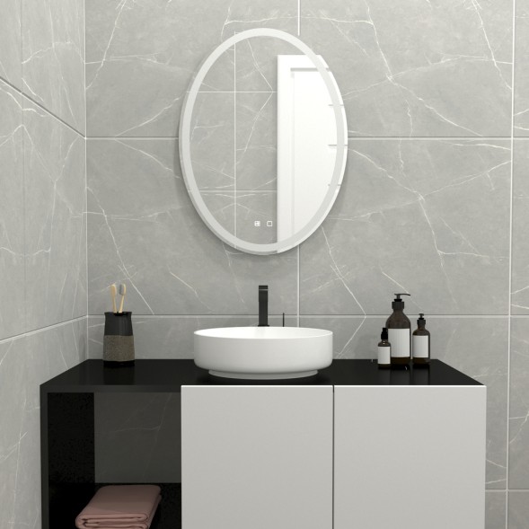 Зеркало MIXLINE &amp;quot;Италия - VOICE&amp;quot; 570*770 (ШВ) сенсорный выключатель, управление голосом., подогрев - MLZ.Ital.5-7.1.2.3.7 