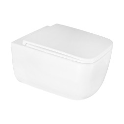 Унитаз подвесной AZARIO FLAVIA 515х360х360 слив &amp;quot;Торнадо&amp;quot;, быстросъемное сиденье микролифт (AZ-0076-UQ1)