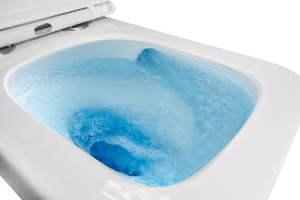 Унитаз подвесной AZARIO FLAVIA 515х360х360 слив &amp;quot;Торнадо&amp;quot;, быстросъемное сиденье микролифт (AZ-0076-UQ1)