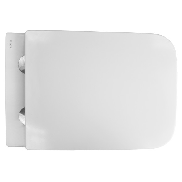 Унитаз подвесной AZARIO FLAVIA 515х360х360 слив &amp;quot;Торнадо&amp;quot;, быстросъемное сиденье микролифт (AZ-0076-UQ1)