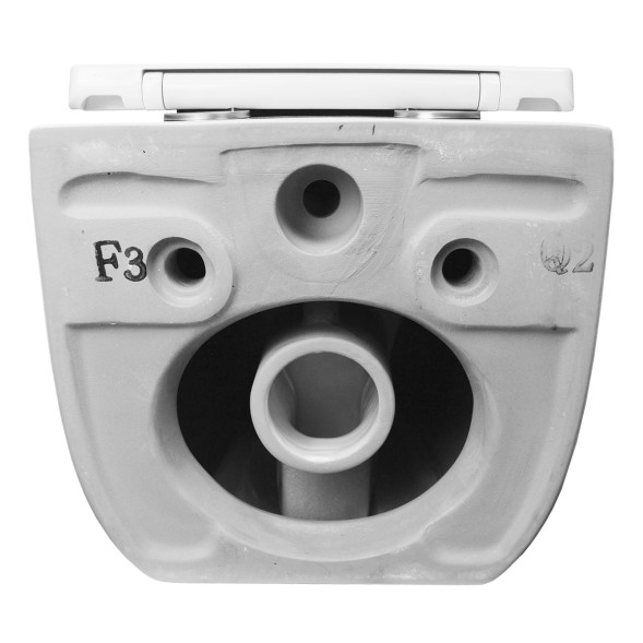 Унитаз подвесной AZARIO FLAVIA 515х360х360 слив &amp;quot;Торнадо&amp;quot;, быстросъемное сиденье микролифт (AZ-0076-UQ1)