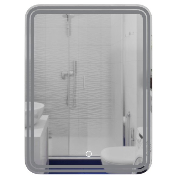 Зеркало MIXLINE &amp;quot;Адриана&amp;quot; 600*800 (ШВ) сенсорный выключатель, светодиодная подсветка - MLZ.Ad.6-8.1.2 