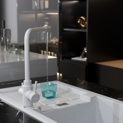 Смеситель для кухни 35к MIXLINE ML-GS13 (341) молоко с вых. для питьевого фильтра - ML-GS13 (341) 