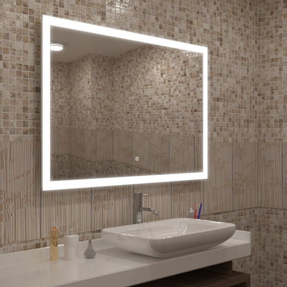 Зеркало MIXLINE &amp;quot;Ливия&amp;quot; 1200*800 сенсорный выключатель, светодиодная подстветка - MLZ.Liv.12-8.1.2 