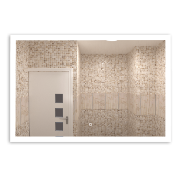 Зеркало MIXLINE &amp;quot;Ливия&amp;quot; 1200*800 сенсорный выключатель, светодиодная подстветка - MLZ.Liv.12-8.1.2 