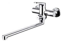 Смеситель для ванны Bravat Eler с длинным изливом, Хром (F6191238CP-01L-RUS )