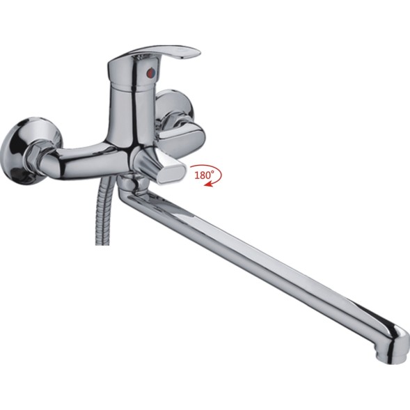 Смеситель для ванны и раковины 35к HB2236 HAIBA див корп L-нос - HB2236 