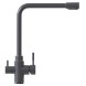 Смеситель для кухни 35к MIXLINE ML-GS13 (342) графит с вых. для питьевого фильтра - ML-GS13 (342) 