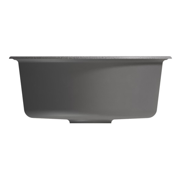 Мойкa ML-GM09 КОМФОРТ круглая, темно-серая (309), 510 мм (глуб. чаши 190) - 00-00009279 