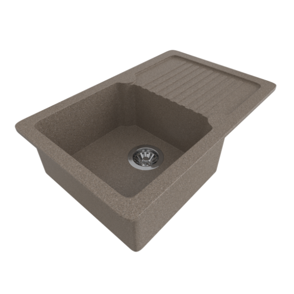 Мойка ML-GMS24 СТАНДАРТ с крылом, терракот (307), 765*490*200мм - 00-00005065 