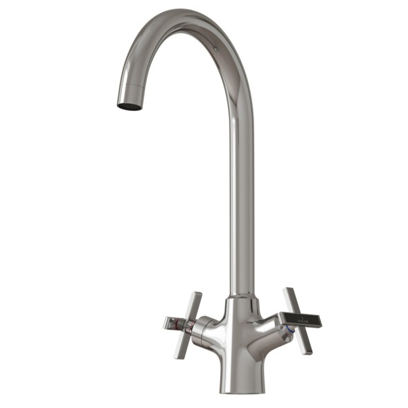 Смеситель для кухни 1/2 кер. MIXLINE ML37-032 &amp;quot;Cross&amp;quot; высокий излив - ML37-032 