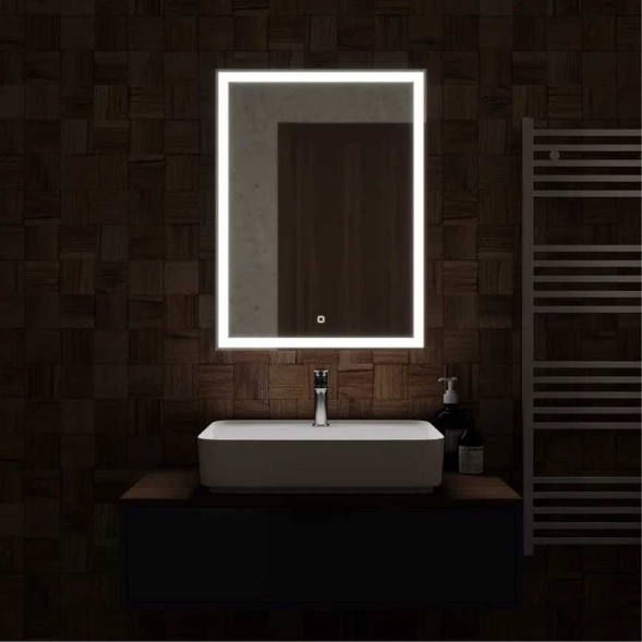 Зеркало MIXLINE &amp;quot;Лючия&amp;quot; 600*800 (ШВ) сенсорный выключатель, светодиодная подсветка - MLZ.Luc.6-8.1.2 