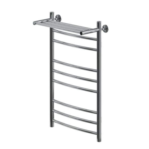 Полотенцесушитель MIXLINE CAPELLA  80х40 г2 (1/2&amp;#039;&amp;#039; ВР, 8 перекладин + ПОЛКА) водяной - ML-556279 