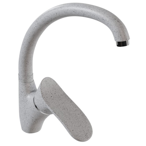 Смеситель для кухни 40к MIXLINE ML-GS01 (310) серый высок. излив - 00-00001728 