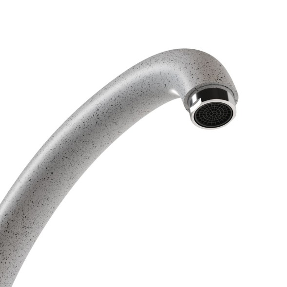 Смеситель для кухни 40к MIXLINE ML-GS01 (310) серый высок. излив - 00-00001728 