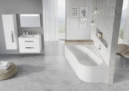 Ванна акриловая Ravak CHROME 170х105 R белая