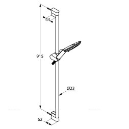 Душевой гарнитур Kludi Fizz хром (6774005-00)