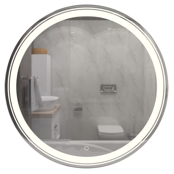 Зеркало MIXLINE &amp;quot;Оливия&amp;quot; D700 сенсорный выключатель, светодиодная подсветка - MLZ.Ol.7.1.2 