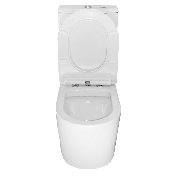 Унитаз-компакт Creo Ceramique RENNES с быстросъемным сидением микролифт, безободковый