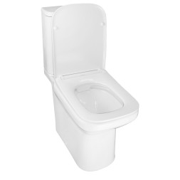 Унитаз-компакт Azario Wandy 350х614х795 напольный, безободковый, с быстросъемным сиденьем микролифт (AZ-56D)