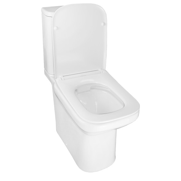 Унитаз-компакт Azario Wandy 350х614х795 напольный, безободковый, с быстросъемным сиденьем микролифт (AZ-56D)