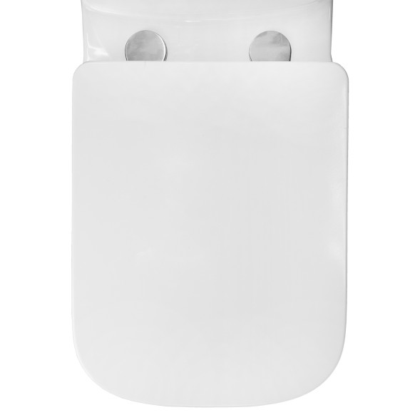 Унитаз-компакт Azario Wandy 350х614х795 напольный, безободковый, с быстросъемным сиденьем микролифт (AZ-56D)