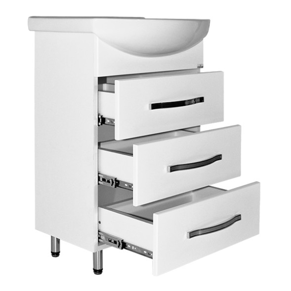 Тумба д/ванной &amp;quot;ДИАМАНТ-55&amp;quot; под раковину Элеганс-55 (Rosa) (ПВХ) - 522469 