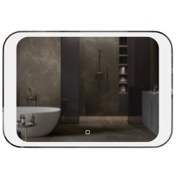 Зеркало MIXLINE "Индиго" 800*550 (ШВ) сенсорный выключатель, светодиодная подсветка - ФР-00001410