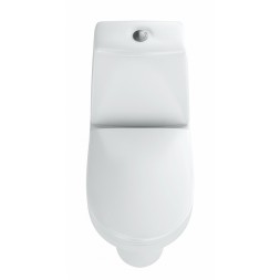 Унитаз-компакт &amp;quot;Браво&amp;quot; белый (гориз, нижн, сид. полип., 2-кн.арм.) (Rosa) - 4640021067222 